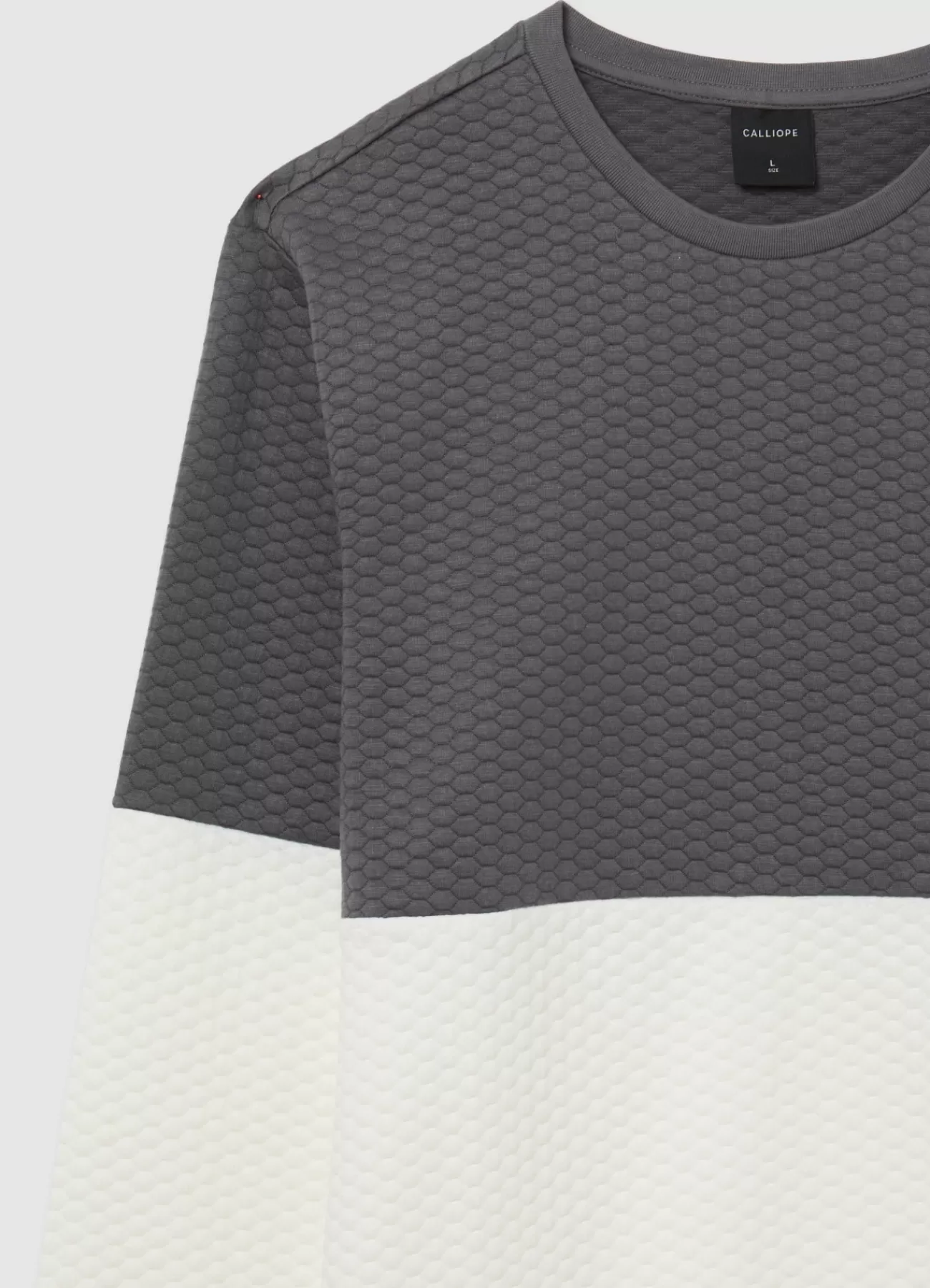 CALLIOPE Felpa Trapuntata Block Color Var grigio piombo Clearance